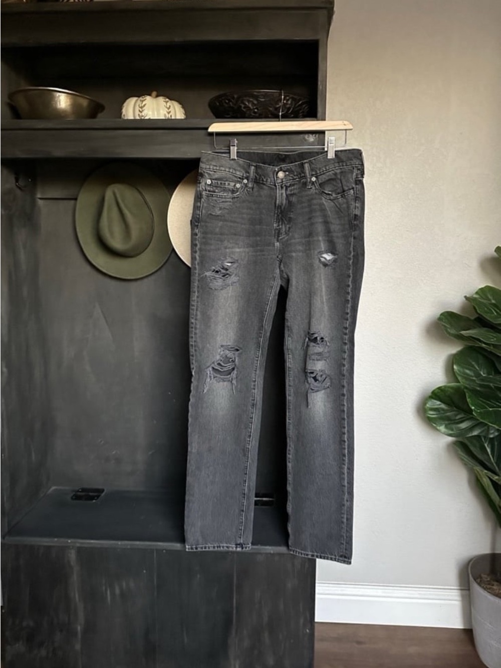 Abercrombie & Fitch Langdon Slim Distressed Jeans 30x32